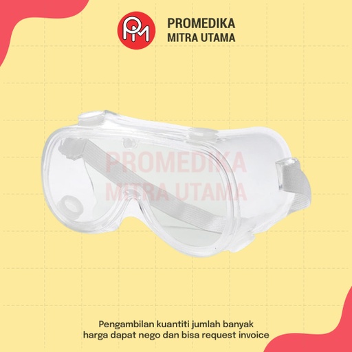 Kacamata Google (Molar) Karet Putih Tebal [Non Merk]