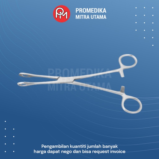 Vencer Klem/Sponge Holding Forceps Bengkok Stainless Steel