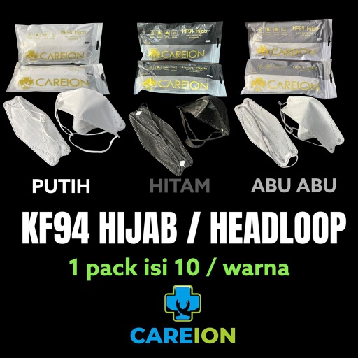 Masker Medis KF94 Hijab Careion Isi 10