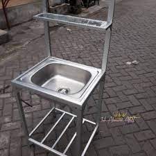 Wastafel Cuci Tangan + Tatakan Lebar