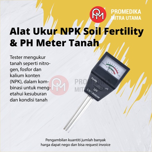 Soil Meter 2in1 pH Meter and Fertility Meter Doctor Plant