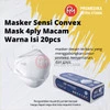 Masker Medis Earloop Convex Mask Sensi 4ply Box