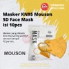 Masker Medis KN95 Mouson 5D Isi 10