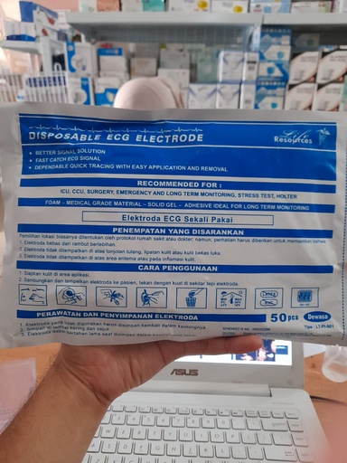 Disposable ECG Electrode Life Resources Isi 50