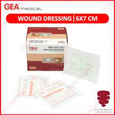 Wound Dressing GEA Medical WD105 003 60x70mm Pcs