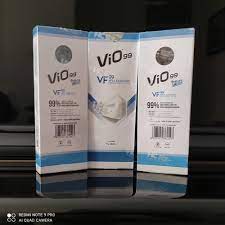 Masker Medis VF99 4ply Vio Isi 10pcs Abu-abu