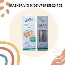 Masker Medis VF99 Vio Anak Isi 20pcs