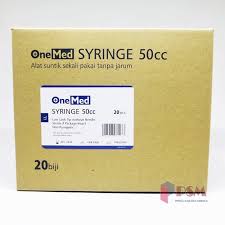 Spuit 50 cc Onemed Lubang Tengah Box