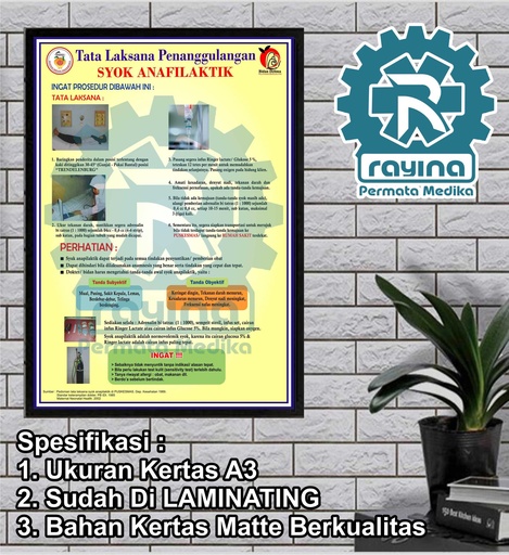 Poster Tata Laksana Penanggulangan Syok Anafilaktik