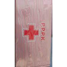 Kotak P3K Garis Merah Putih Kecil