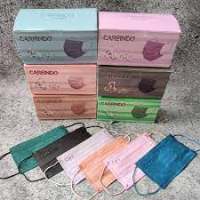 Masker Non Medis Earloop 4ply Careindo Isi 50