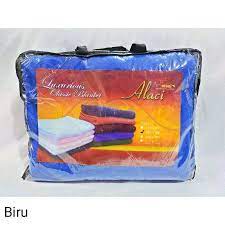 Selimut Alaci Warna Biru Ukuran 150x200