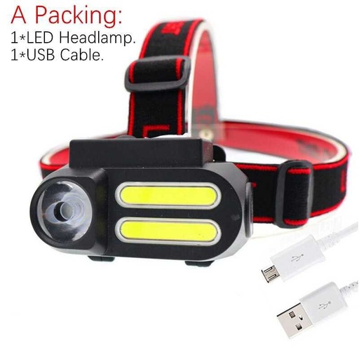 Head Lamp Flashlight Headlight LED 3 Modes NF-611