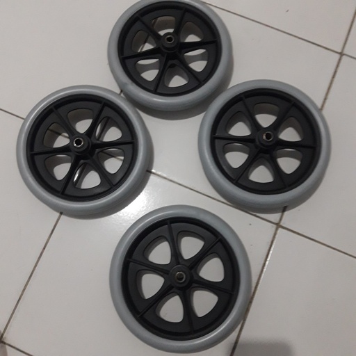 Roda Depan Kursi Roda 20 Cm