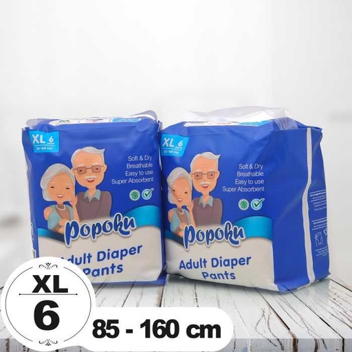 Popok Celana XL Dewasa Popoku Isi 12 Pcs