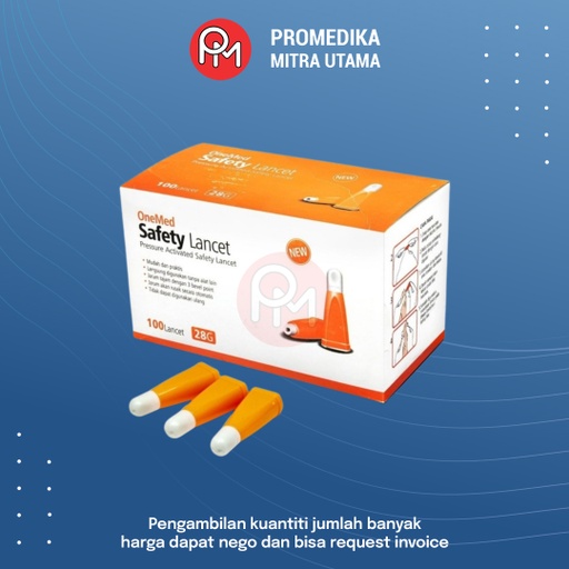 Safety Lancets Onemed 28G Box